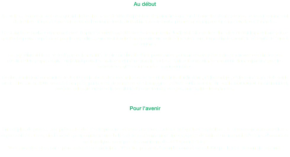 Au début Au Burkina, nombreux sont ceux qui ont déjà eu la chance de vivre l’expérience d’apprendre à gagner de l’argent et d’entreprendre. Le réseau commercial de Jordi en Europe et la connaissance de l’économie locale du Burkina Faso de Bouba permettent de rapprocher le meilleur de ces 2 mondes. C’est ainsi que Bouba a commencé avec l’orphelinat ouvert en 2003 avec sa femme Karin. Jordi avait fait des dons financiers et était impressionné par ce que Bouba pouvait représenter pour les orphelins.. Jordi voulait volontiers apporter un soutien financier à long terme afin de garantir la pérennité de l’aide à ces enfants. Cet orphelinat fut le signe de départ de leur amitié. De plus en plus d’enfants pouvaient et peuvent encore y être reçus et y trouver des chances de construire leur propre avenir. L’orphelinat pouvait se maintenir et même grandir. Bouba et Karin ont construit récemment un 2ième orphelinat pour les nouveau-nés, qu’ils ont nommé « La pouponnière » . De plus, la mission commerciale de JOBO a déjà abouti dans des trajets de ventes et d’achats d’ordinateurs, d’électronique, d’électroménager et de poids lourds. Plus tard en 2008, cela a été complété par la vente de terrains et de Champagne. En 2010 Bouba a ouvert un hotel à Koudougou. Un endroit idéal, avec des salles de réunion et la possibilité d’y organiser des congrès, pour faciliter le commerce. Pour l'avenir Encore plus de projets, sont prévus. Le défi d’entreprendre est lancé aux jeunes adultes qui quittent l’orphelinat ; ils apprennent à assumer leurs responsabilités et sont ainsi motivés pour construire une belle existence.Commencer une entreprise de taxis ou un magasin d’affaires d’occasions sont quelques exemples des ambitions de JOBO pour le futur.
Vous avez des idées sur le plan social ou commercial?. N’hésitez pas alors à prendre contact avec JOBO par le biais de son site internet.
